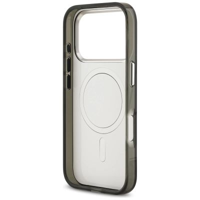7. Karl Lagerfeld IML Aquarelle Karl & Logo MagSafe Hülle für iPhone 17 Pro - Schwarz