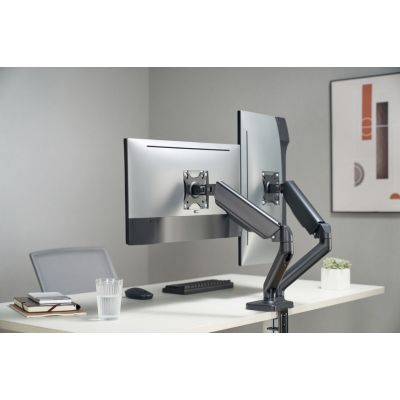 6. Equip Tischhalterung 17"-32" / 2TFT 360° Gasfeder 9 kg Einzelhandel