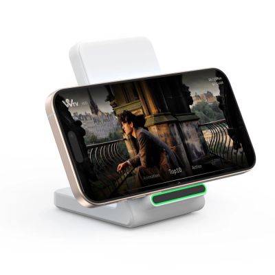 6. Tech-Protect QI15W-A40 Kabelloses Ladegerät - Weiß