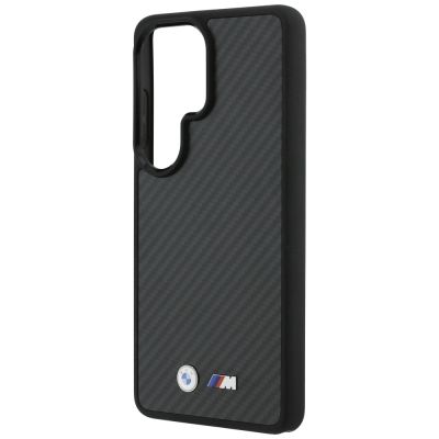 6. BMW M Kevlar Logo MagSafe Hülle für Samsung Galaxy S26 Ultra - Schwarz