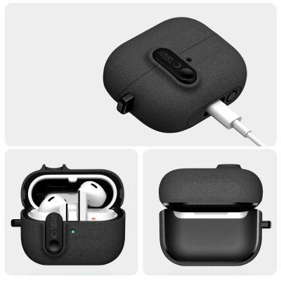 4. Tech-Protect Slim Hook Hülle für Samsung Galaxy Buds 3 / 3 FE / 3 Pro – Schwarz
