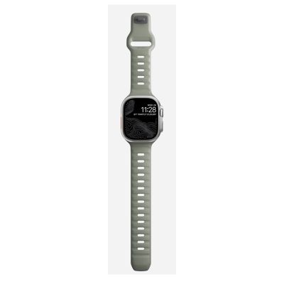 6. Nomad Sportarmband, grau, aus Gummi