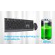 6. GEMBIRD Kabelloses Tastatur- und Maus-Set mit Dual-Modus, 2,4 GHz + Bluetooth, schlank, US-Layout, Schwarz