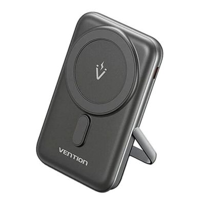 Vention 20W PD 10000 mAh Kabellose Magnetische Powerbank Schwarz