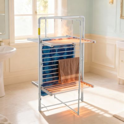 10. Adler AD 7829 Faltbarer elektrischer Wäschetrockner