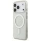 3. Guess IML Glitter Pearl Strap MagSafe Hülle für iPhone 17 Pro - Transparent