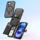3. Dux Ducis Lawa Lederhülle für iPhone 16 - Schwarz
