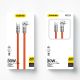 5. Dudao L24CL USB-C – Lightning Winkelkabel mit 180°-Drehung 30 W 1 m – Orange