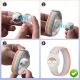 2. AirTag-Hülle mit Riemen für Kinder-Nylonarmband – mit regenbogenfarbenem Riemen