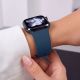 8. Tech-Protect Silikonarmband für Apple Watch 44 / 45 / 46 / 49 mm – Marineblau