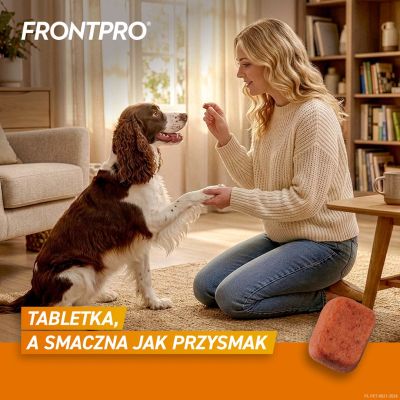 3. FRONTPRO Floh- und Zeckentabletten für Hunde (über 10–25 kg) – 3 x 68 mg