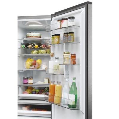 24. Haier HTW5620DNMG Mehrtüriger Kühlschrank (Edelstahl)
