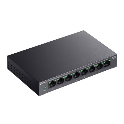 4. TP-Link LiteWave LS108GP Netzwerk-Switch, unmanaged Gigabit Ethernet (10/100/1000), PoE-Unterstützung, Schwarz