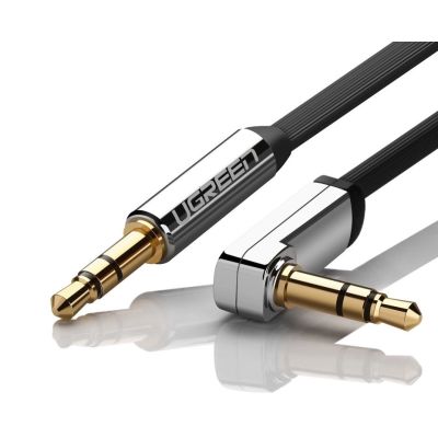 7. Ugreen Flachkabel AUX Audiokabel 3,5 mm Miniklinke 3m Silber (10728)