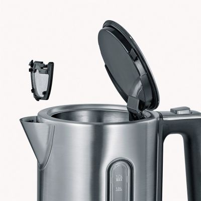 2. Severin 3418000 Wasserkocher 1,7 l 3000 W Schwarz, Edelstahl