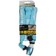DUNLOP Fahrradschloss, Kettenschloss, 120 cm lang – Blau
