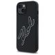 2. Karl Lagerfeld 3D Rubber Signature iPhone 15 Hülle - Schwarz
