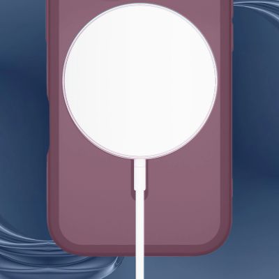 5. 3mk Misty MagCase Deep Cherry Hülle für iPhone 17 Pro/ 18 Pro - bordeauxrot