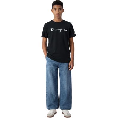 4. Champion SS Tee Kinder-T-Shirt Schwarz 307322 KK001
