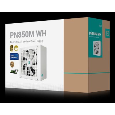11. Deepcool PN850M WH 850W Gold Modulares weißes Netzteil