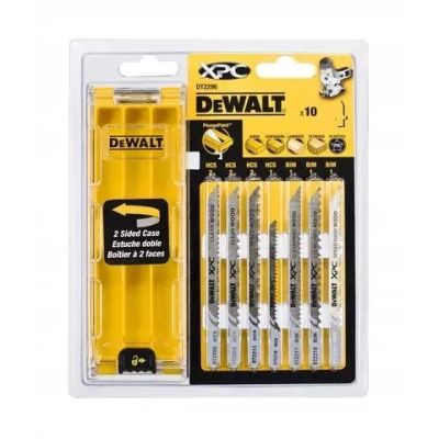 2. DeWALT DT2296-QZ Stichsäge, Stichsägeblatt und Kreissägeblatt Stichsägeblatt Metall 10 Stück.