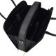 4. Damenhandtasche aus PU mit Laptopfach, Schwarz, SEMI LINE