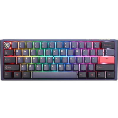 Ducky One 3 Cosmic Blue Mini-Gaming-Tastatur, RGB-LED - MX-Blue (US)