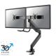 22. Neomounts NM-D775DXBLACK Monitorhalterung/Ständer 81,3 cm (32") Schreibtisch Schwarz