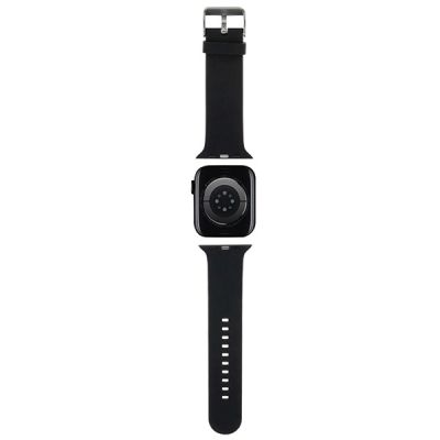 2. Karl Lagerfeld 3D Rubber Karl Head Strap für Apple Watch 38/40/41 mm – Schwarz