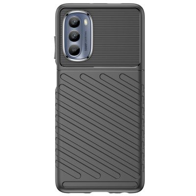 8. Thunder Case für Motorola Moto G62 5G Silikonschutzhülle schwarz