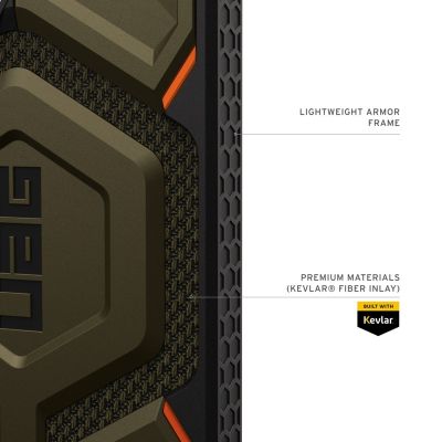 6. Urban Armor Gear Monarch Pro Kevlar Handyhülle 17,5 cm (6,9") Grün