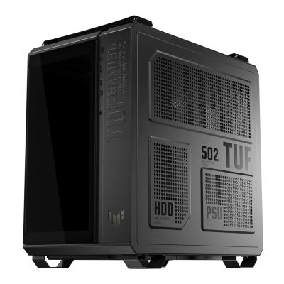 19. Asus TUF GAMING GT502 HORIZON TG ARGB SCHWARZES Gehäuse
