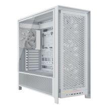 Corsair Frame 5000D PC-Gehäuse, Midi-Tower, E-ATX, Seitenwand aus gehärtetem Glas – Weiß
