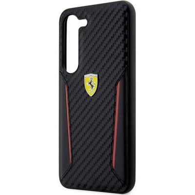 6. Ferrari FEHCS23MNPYK S23+ S916 schwarz/schwarz Hartschalenkoffer Carbon Contrast Edges