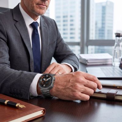 5. Tech-Protect Edelstahlarmband für Samsung Galaxy Watch Ultra 47 mm – Schwarz