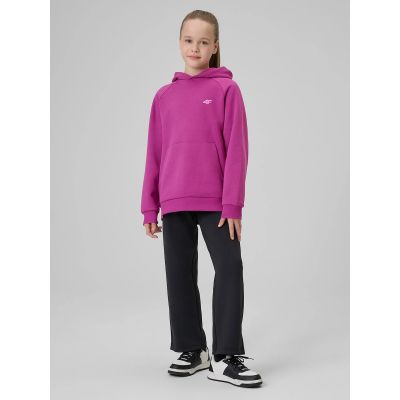 3. Lockerer Mädchen-Sweatshirt mit Kapuze 4F 4FJRSS26TSWSF3040-53S