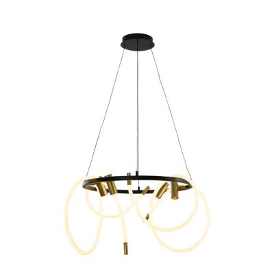 Tigris Coil 4000K Gold LED-Pendelleuchte