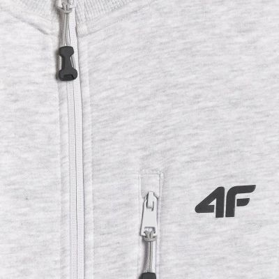 4. Herren-Sweatshirt 4F M2547, kühles Hellgrau-Melange, 4FWMM00TSWSM2547, Größe 27M