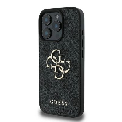 2. Guess 4G Big Logo Case für iPhone 16 Pro - Schwarz