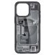 4. Spigen Ultra Hybrid Mag Case mit MagSafe für iPhone 15 Pro – Dunkelgrau (Zero One Pattern)