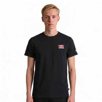5. Canadian Peak JALTIMOREAK BLACK RM MEN 254 T-Shirt (RBMSZ1234H/CP-NOIR)