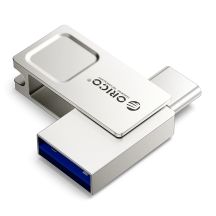 Orico U301 128 GB USB-A/USB-C USB 3.2 Gen 1 USB-Stick – Silber