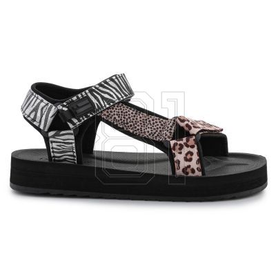 11. D. Franklin Forest High Strips Animal Print W Sandalen DFSH404002-ABLA