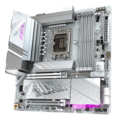 4. GIGABYTE Z890M AORUS ELITE WIFI7 ICE Intel Z890 LGA 1851 (Sockel V1) ATX