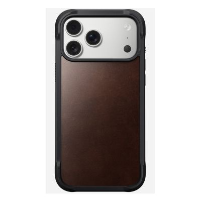 7. Nomad Robuste Lederhülle für 17,5 cm (6,9") Mobiltelefone, Braun