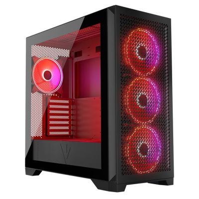 2. MODECOM VOLCANO EXPANSE T APEX ARGB MIDI SCHWARZES GEHÄUSE
