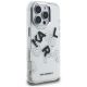 4. Karl Lagerfeld IML Sketched Graphic Case für iPhone 16 Pro – Transparent