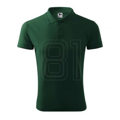 2. Malfini Pique Poloshirt M MLI-203D3 dunkelgrün