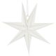 2. PAPIERSTERN-DEKORATION 30 CM 7-ZACKIG WEISS SASKA GIFT & DECOR