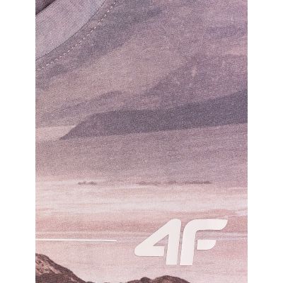 6. Herren-T-Shirt mit Aufdruck, regulär, Größe 4F 4FRSS26TTSHM4229-83A